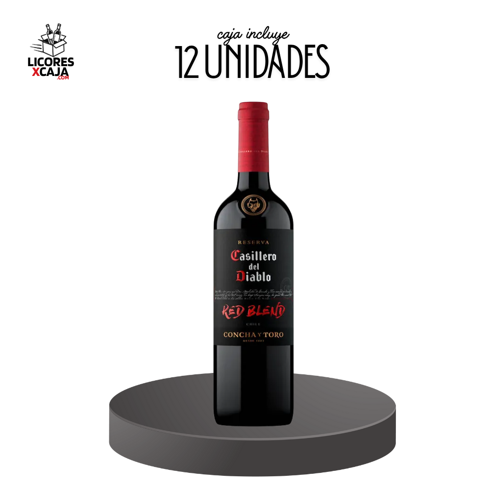 CASILLERO DEL DIABLO RED BLEND 750ML - 12 UND